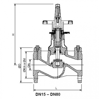 Клапан балансировочный Honeywell V6000D0050A